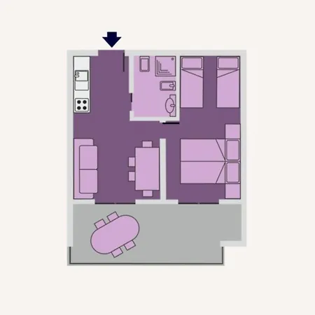 Apartmán Vibrant With Pool-beahost